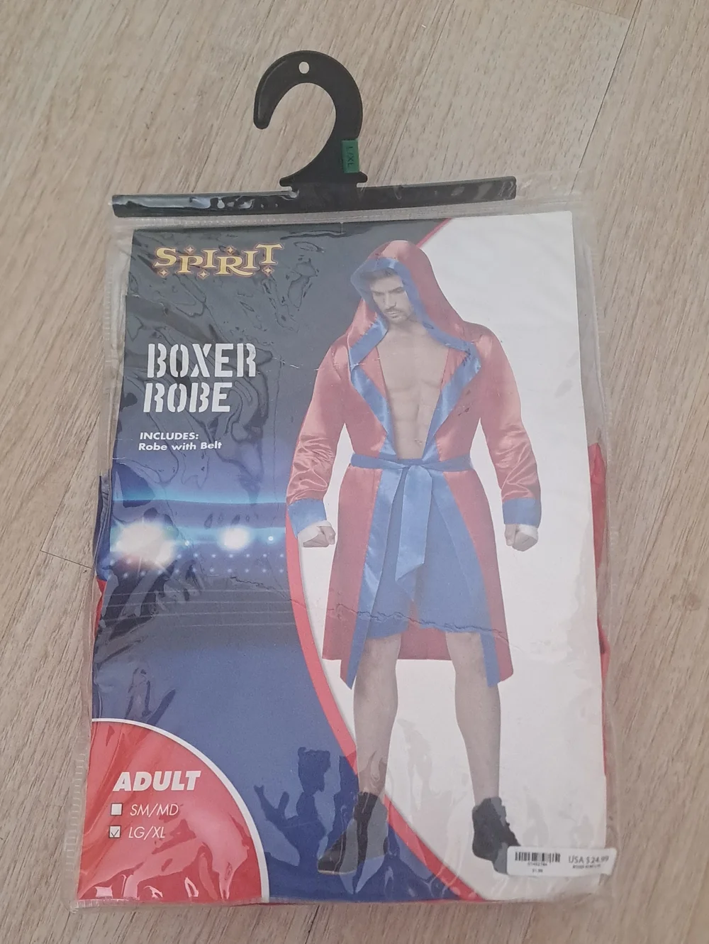 Spirit Blue and Red Boxer Robe - Picture 3 of 8